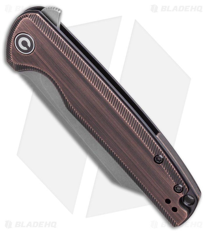 CIVIVI Brigand Liner Lock Knife Dark Copper (3.5" SW 154CM) C909D