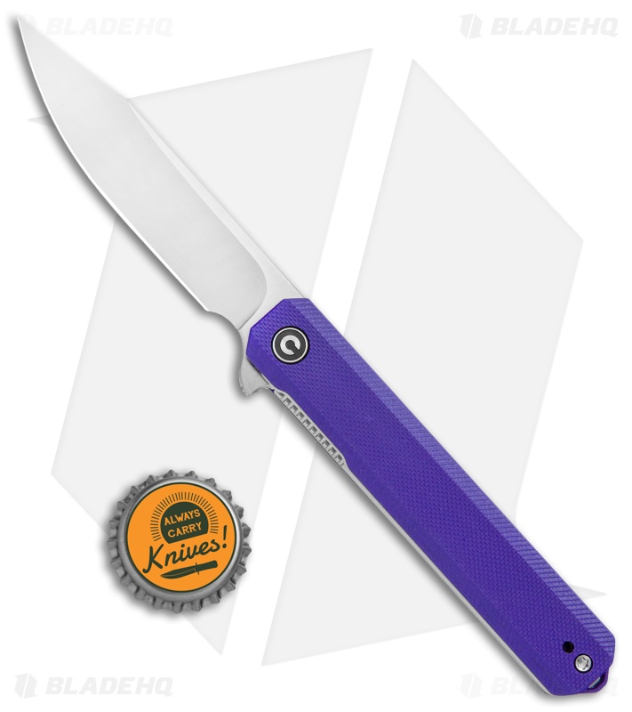 CIVIVI Chronic Liner Lock Knife Purple G-10 (3.22" Satin) C917D