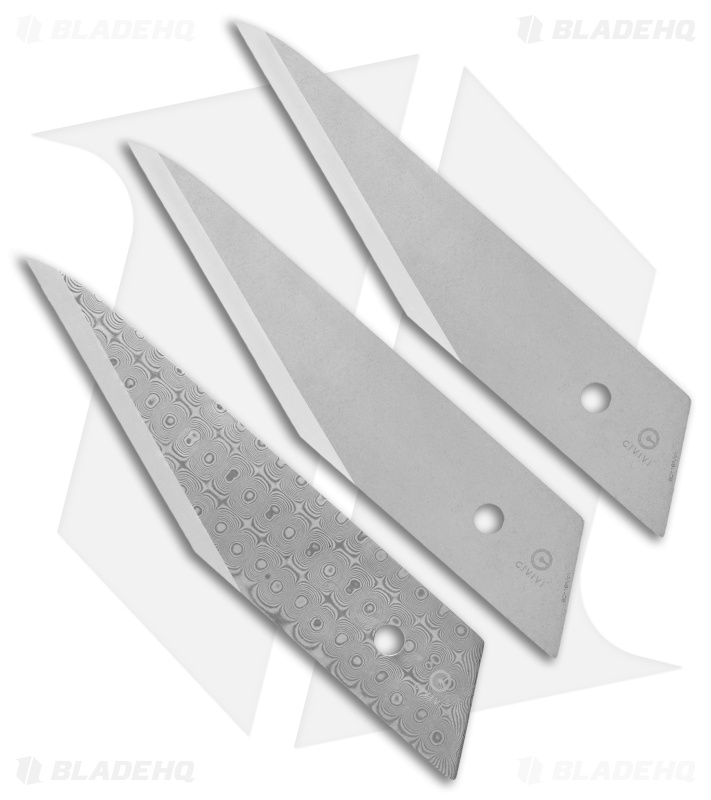 CIVIVI Utility Knife Replacement Blades | SW + Damascus | Blade HQ