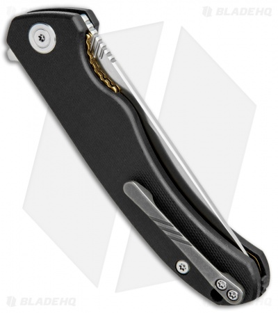 CIVIVI Courser Flipper Liner Lock Knife Black G-10 (3.4" Satin) C804C