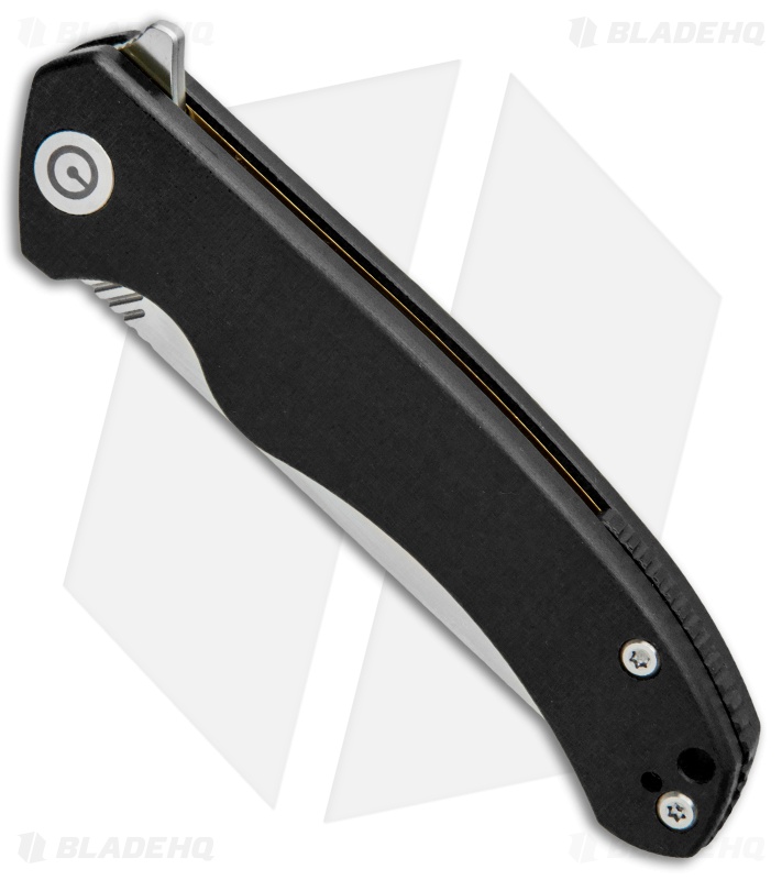CIVIVI Courser Flipper Liner Lock Knife Black G-10 (3.4" Satin) C804C