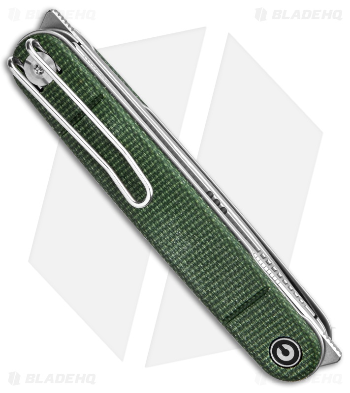 CIVIVI Crit Liner Lock Knife Multi-Tool Green Micarta (3.2" SW)