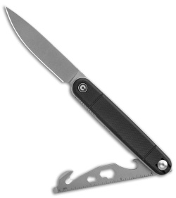 CIVIVI Crit Liner Lock Knife Multi-Tool Black G-10 (3.2" SW)