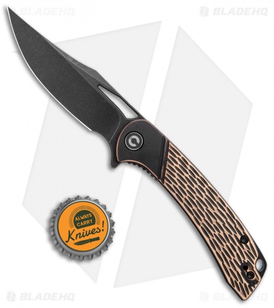 CIVIVI Dogma Liner Lock Knife Copper (3.5" Black Stonewash) C2005F