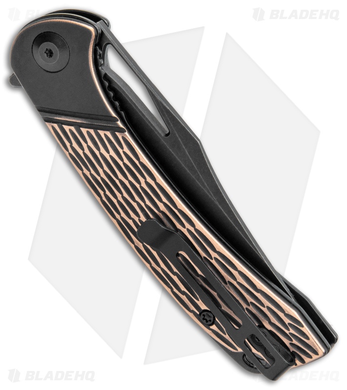 CIVIVI Dogma Liner Lock Knife Copper (3.5" Black Stonewash) C2005F