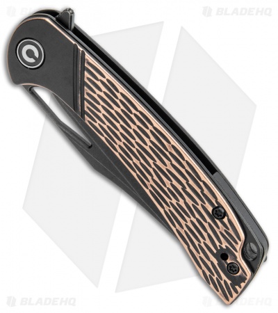 CIVIVI Dogma Liner Lock Knife Copper (3.5" Black Stonewash) C2005F