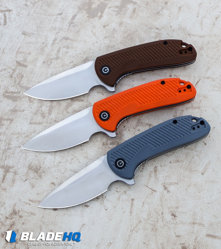 CIVIVI Durus Liner Lock Knife Gray G-10 (3" Satin) C906A