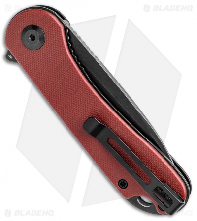CIVIVI Elementum Liner Lock Knife Burgundy G-10 (2.9" Black) 