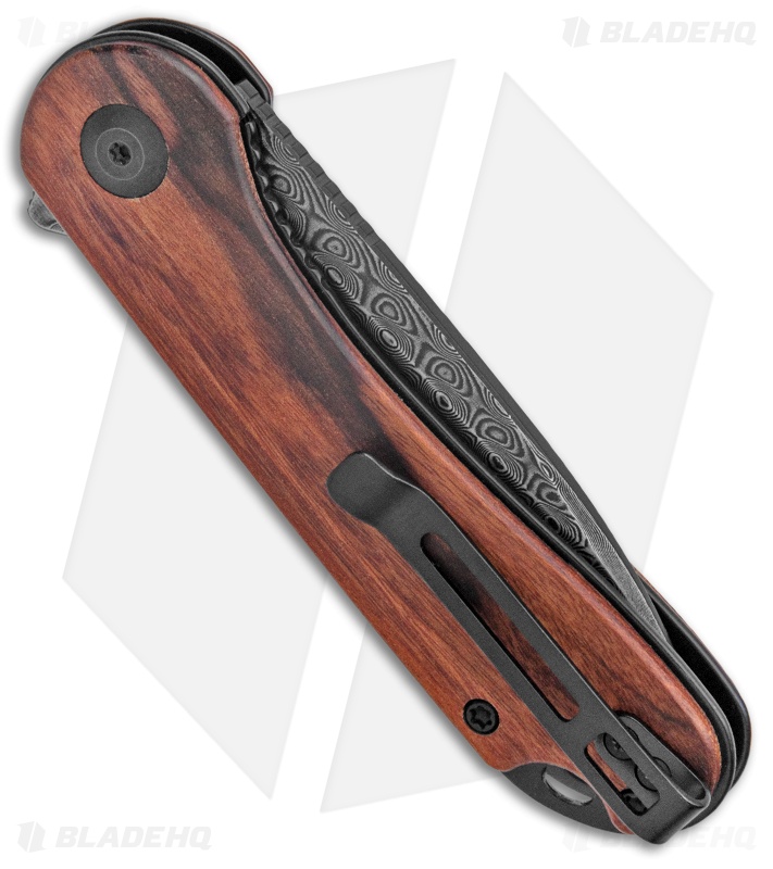 CIVIVI Elementum Liner Lock Knife Cuibourtia Wood (2.9" Damascus) C907DS-2