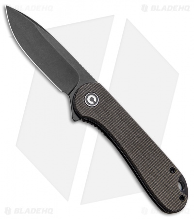 CIVIVI Elementum Liner Lock Knife Dark Green Micarta (2.9" Black) 