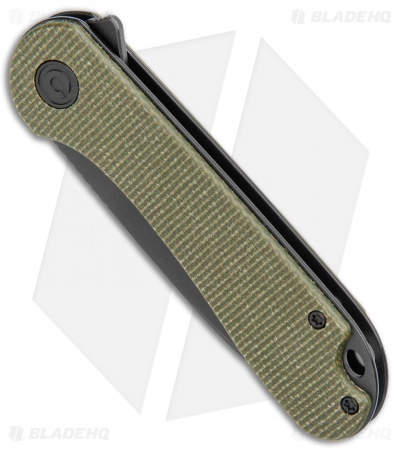 CIVIVI Elementum Liner Lock Knife Green Micarta (2.9" Black SW S35VN)