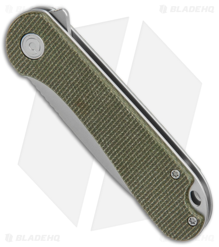 CIVIVI Elementum Liner Lock Knife Green Micarta (2.9" Stonewash S35VN)