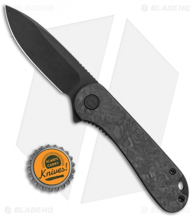 CIVIVI Elementum Liner Lock Knife Marble Carbon Fiber (2.9" Black Stonewash)  