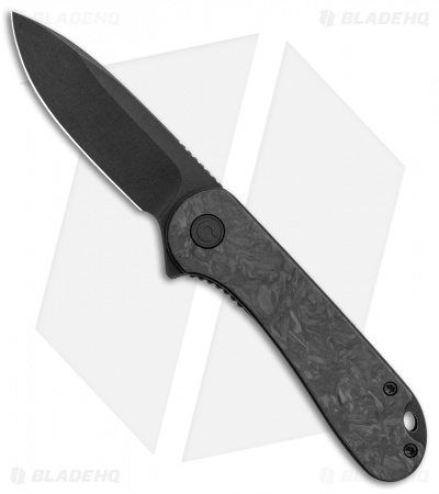 CIVIVI Elementum Liner Lock Knife Marble Carbon Fiber (2.9" Black Stonewash)  