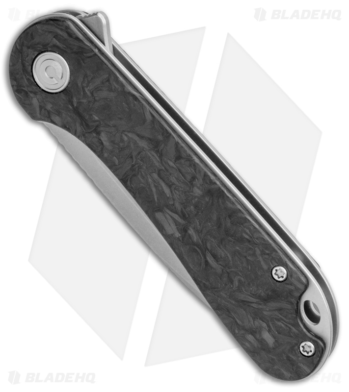 CIVIVI Elementum Liner Lock Knife Marble Carbon Fiber (2.9" Stonewash)  