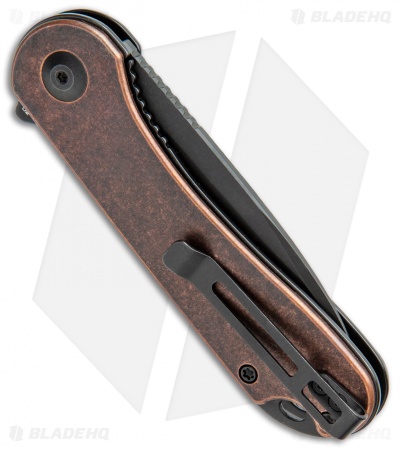 CIVIVI Elementum Liner Lock Knife Copper (2.9" Black Stonewash)  