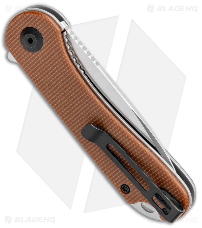 CIVIVI Elementum Liner Lock Knife Brown Micarta (2.9" Satin D2) C907M