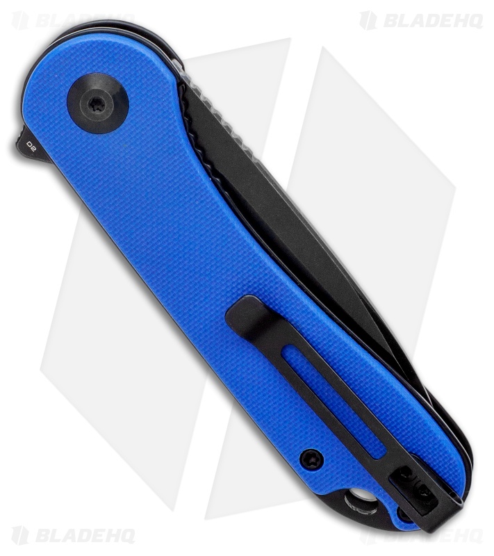 CIVIVI Elementum Liner Lock Knife Blue G-10 (2.9" Black D2) C907X