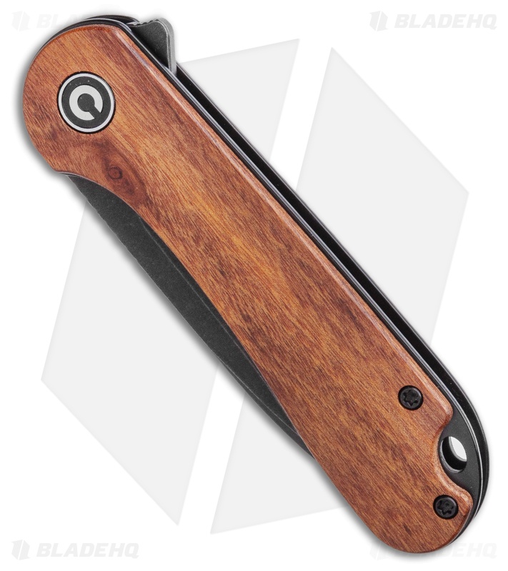 CIVIVI Elementum Liner Lock Knife Cuibourtia Wood  (2.9" Black  D2) C907U