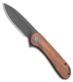 CIVIVI Elementum Liner Lock Knife Cuibourtia Wood  (2.9" Black  D2) C907U