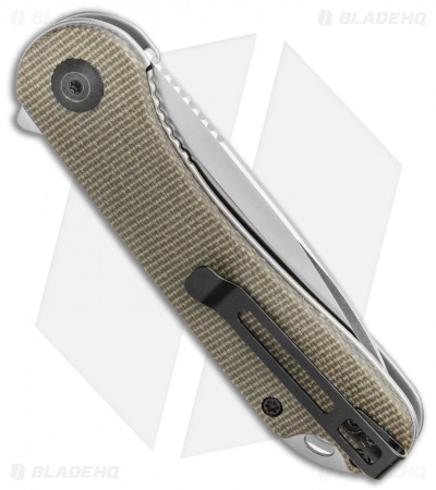 CIVIVI Elementum Liner Lock Knife Dark Green Micarta (2.9" Satin D2)