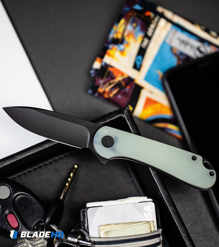 CIVIVI Elementum Liner Lock Knife Natural G-10 (2.9" Black Stonewash S35VN)  