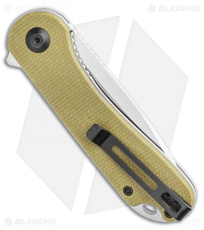 CIVIVI Elementum Liner Lock Knife Olive Micarta (2.9" Satin D2) C907S