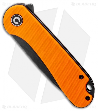 CIVIVI Elementum Liner Lock Knife Orange G-10 (2.9" Black D2) C907Y