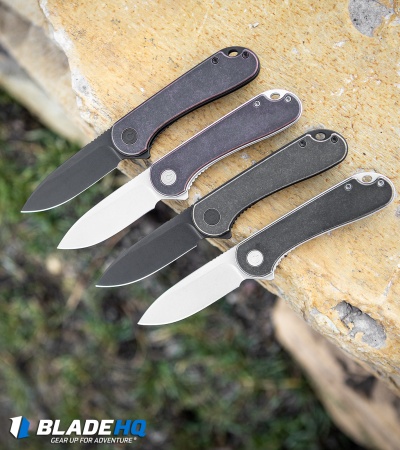 CIVIVI Elementum Liner Lock Knife Brass (2.9" Stonewash)  