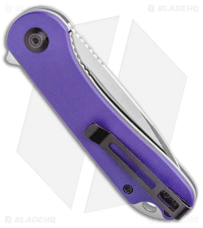 CIVIVI Elementum Liner Lock Knife Purple G-10 (2.9" Satin D2) 