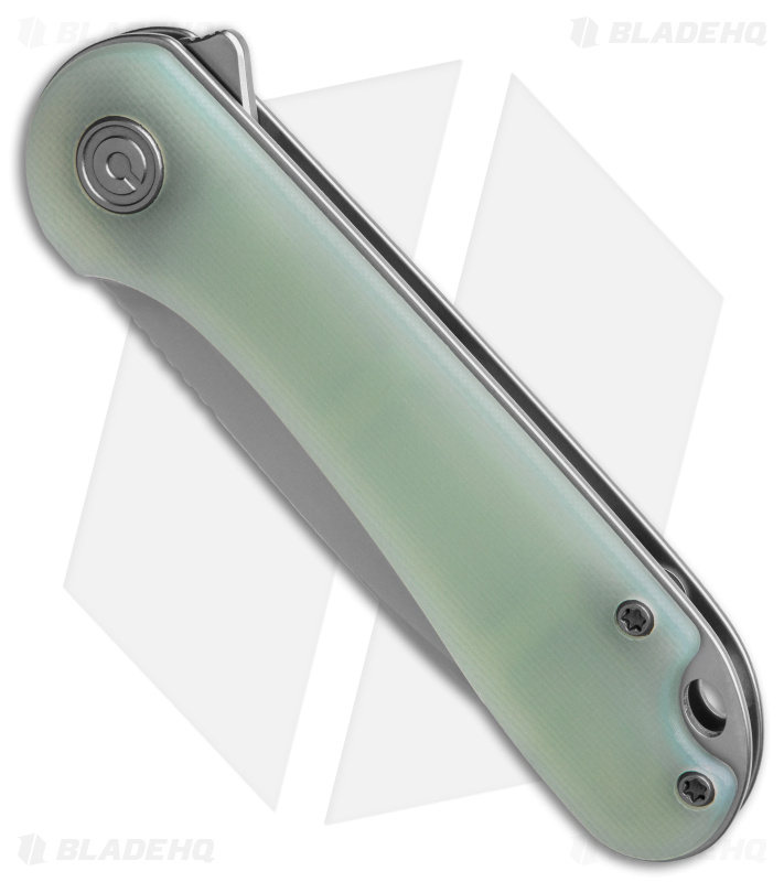 CIVIVI Elementum Tanto Liner Lock Knife Natural G-10 (2.9" Bead Blasted S35VN) 