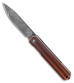 CIVIVI Exarch Liner Lock Knife Dark Copper (3.2" Black Damascus) C2003DS-2