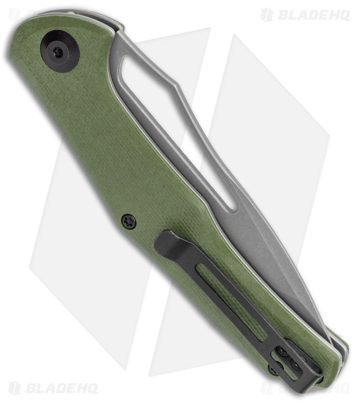 CIVIVI Fracture Drop Point Slip Joint Knife OD Green G-10  (3.5" BB/SW) C2009A