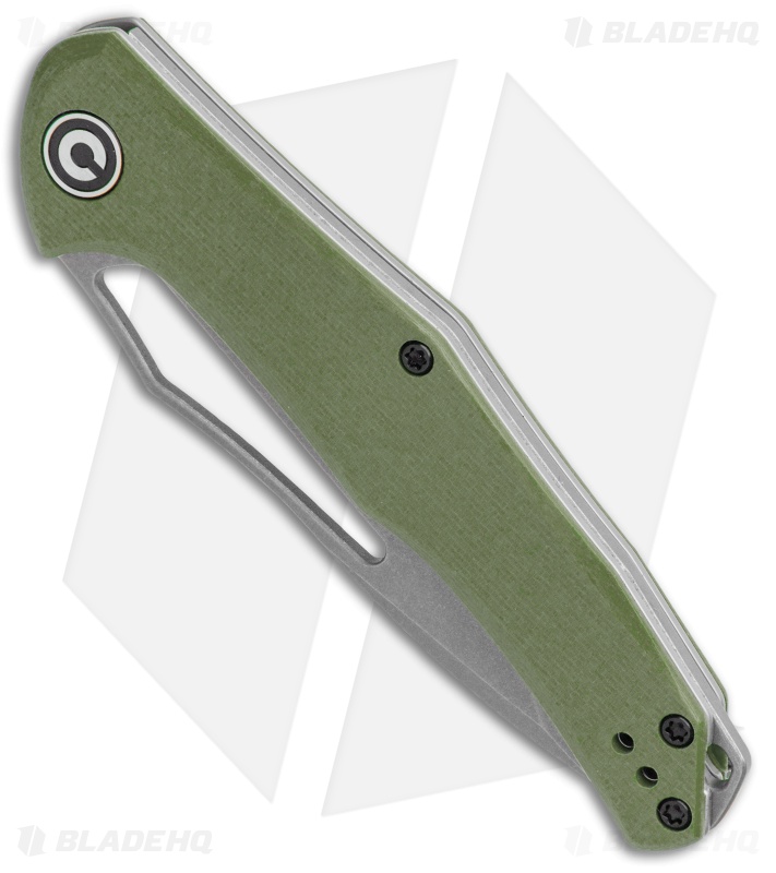 CIVIVI Fracture Drop Point Slip Joint Knife OD Green G-10  (3.5" BB/SW) C2009A