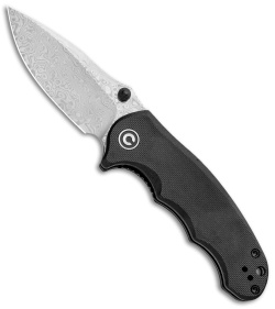 CIVIVI Hooligan Liner Lock Knife Black G-10 (2.98" Damascus) C913DS-1