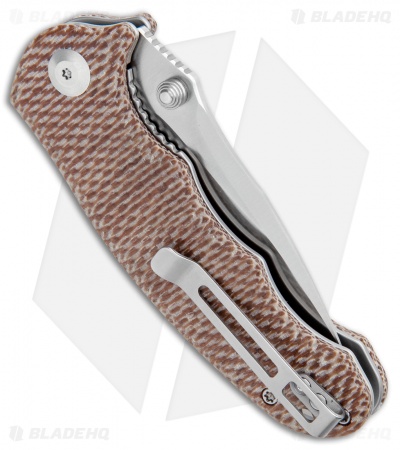 CIVIVI Hooligan Liner Lock Knife Snakeskin Micarta (2.98" Satin D2) C913C
