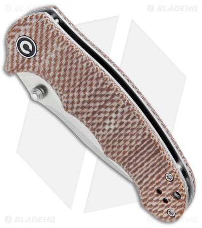 CIVIVI Hooligan Liner Lock Knife Snakeskin Micarta (2.98" Satin D2) C913C