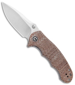 CIVIVI Hooligan Liner Lock Knife Snakeskin Micarta (2.98" Satin D2) C913C