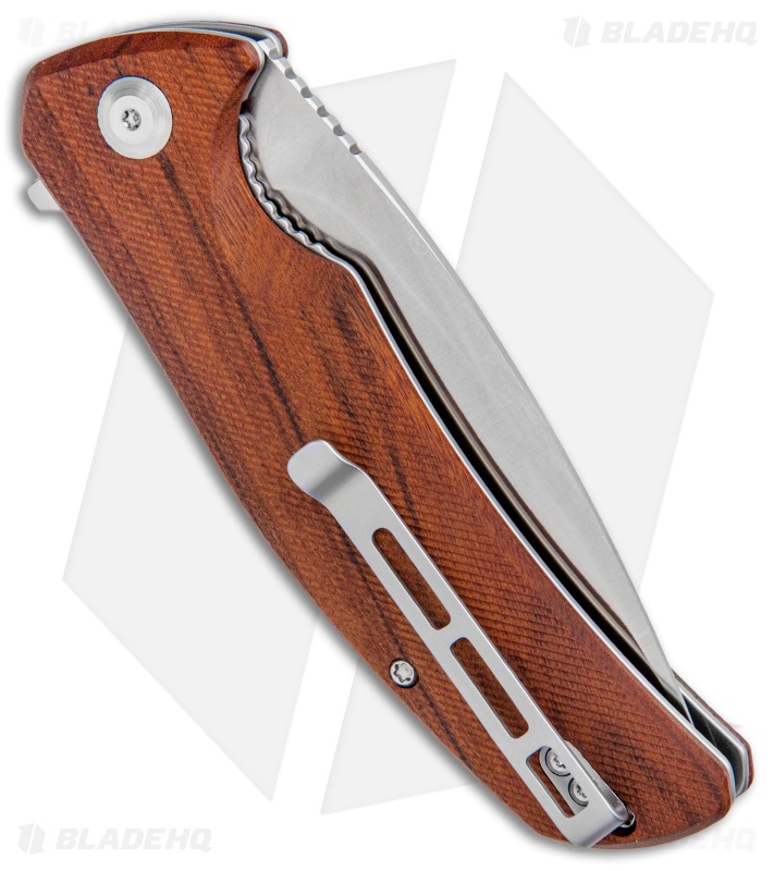CIVIVI Incite Liner Lock Knife Cuibourtia Wood (3.7" Satin) C908D