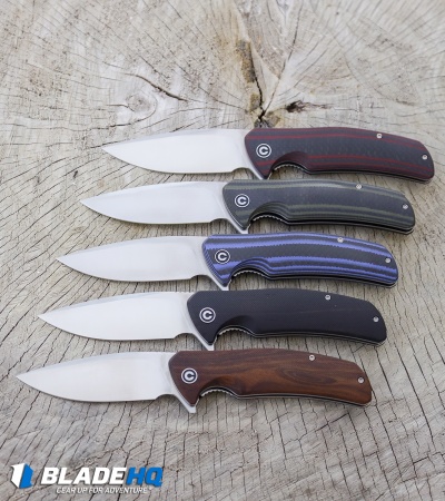 CIVIVI Incite Liner Lock Knife Cuibourtia Wood (3.7" Satin) C908D