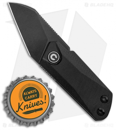 CIVIVI Ostap Hel Ki-V Slip Joint Knife Black G-10 (1.5" Black)