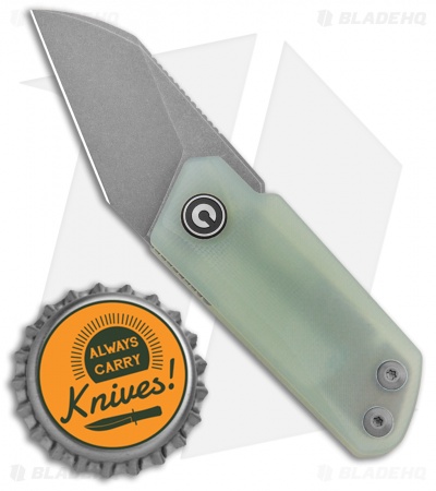 CIVIVI Ostap Hel Ki-V Slip Joint Knife Natural G-10 (1.5" Stonewash)