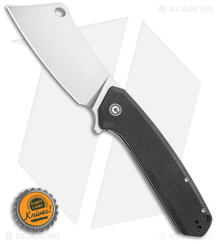 CIVIVI Mastodon Liner Lock Knife Black G-10 (3.8" Stonewash) 