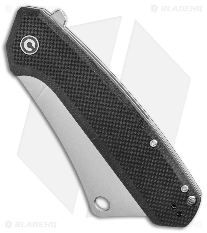 CIVIVI Mastodon Liner Lock Knife Black G-10 (3.8" Stonewash) 