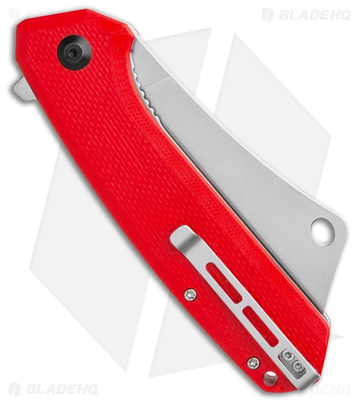 CIVIVI Mastodon  Liner Lock Red G-10 (3.8" Stonewash) 