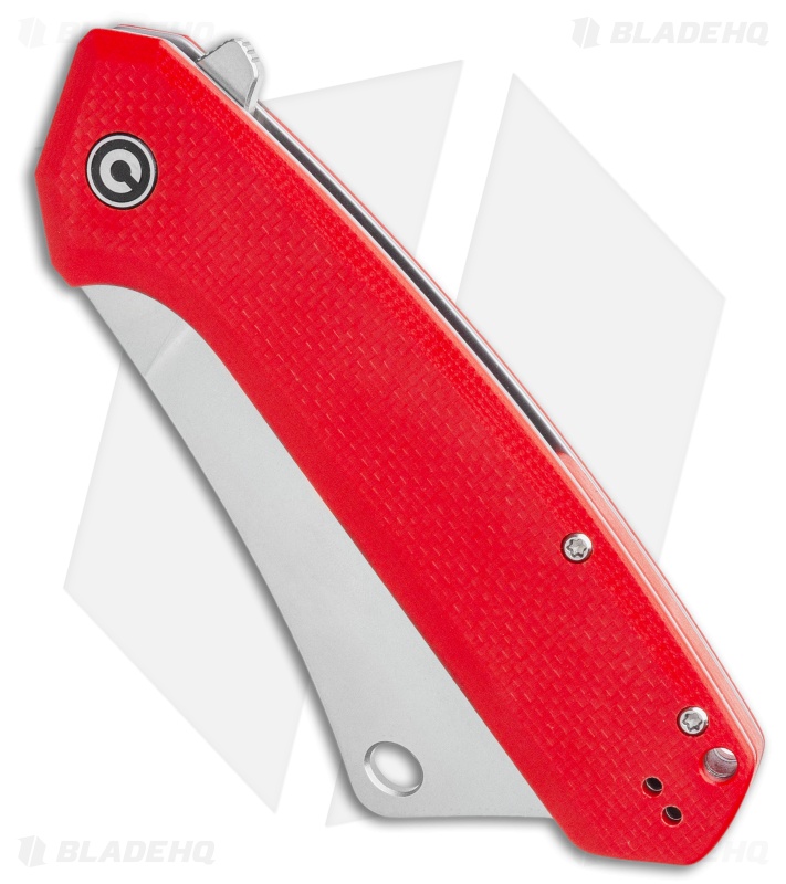 CIVIVI Mastodon  Liner Lock Red G-10 (3.8" Stonewash) 