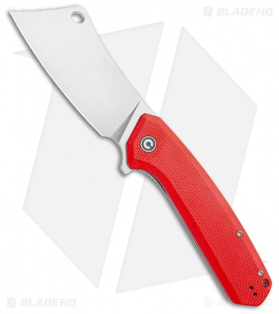 CIVIVI Mastodon  Liner Lock Red G-10 (3.8" Stonewash) 