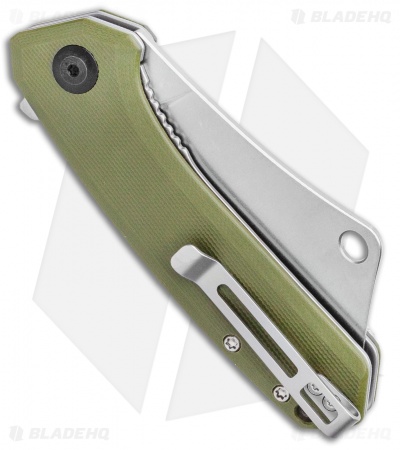 CIVIVI Mini Mastodon Liner Lock Knife OD Green G-10 (3" Stonewash)