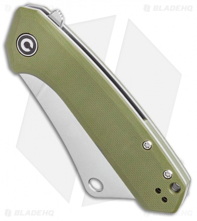 CIVIVI Mini Mastodon Liner Lock Knife OD Green G-10 (3" Stonewash)