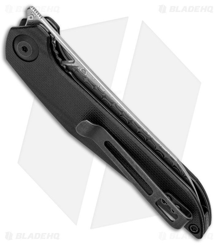 CIVIVI Isham Mckenna Liner Lock Knife Black G-10 (2.875 Damascus) C905DS